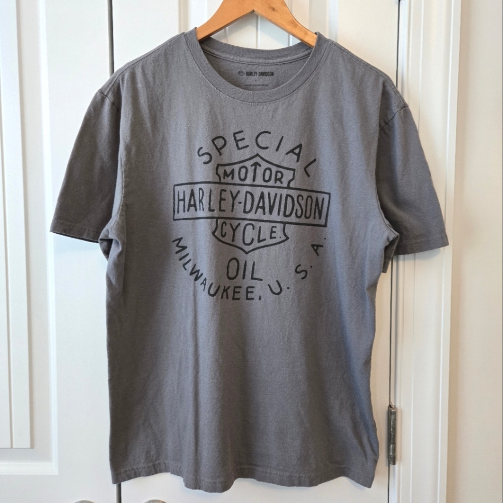 Harley-Davidson Gray Short Sleeve Tee